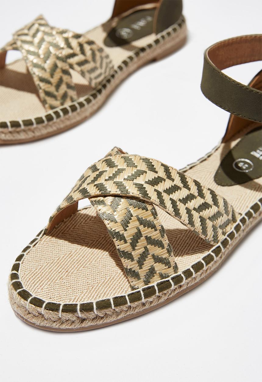 Cotton On - Annie crossover espadrilles - khaki