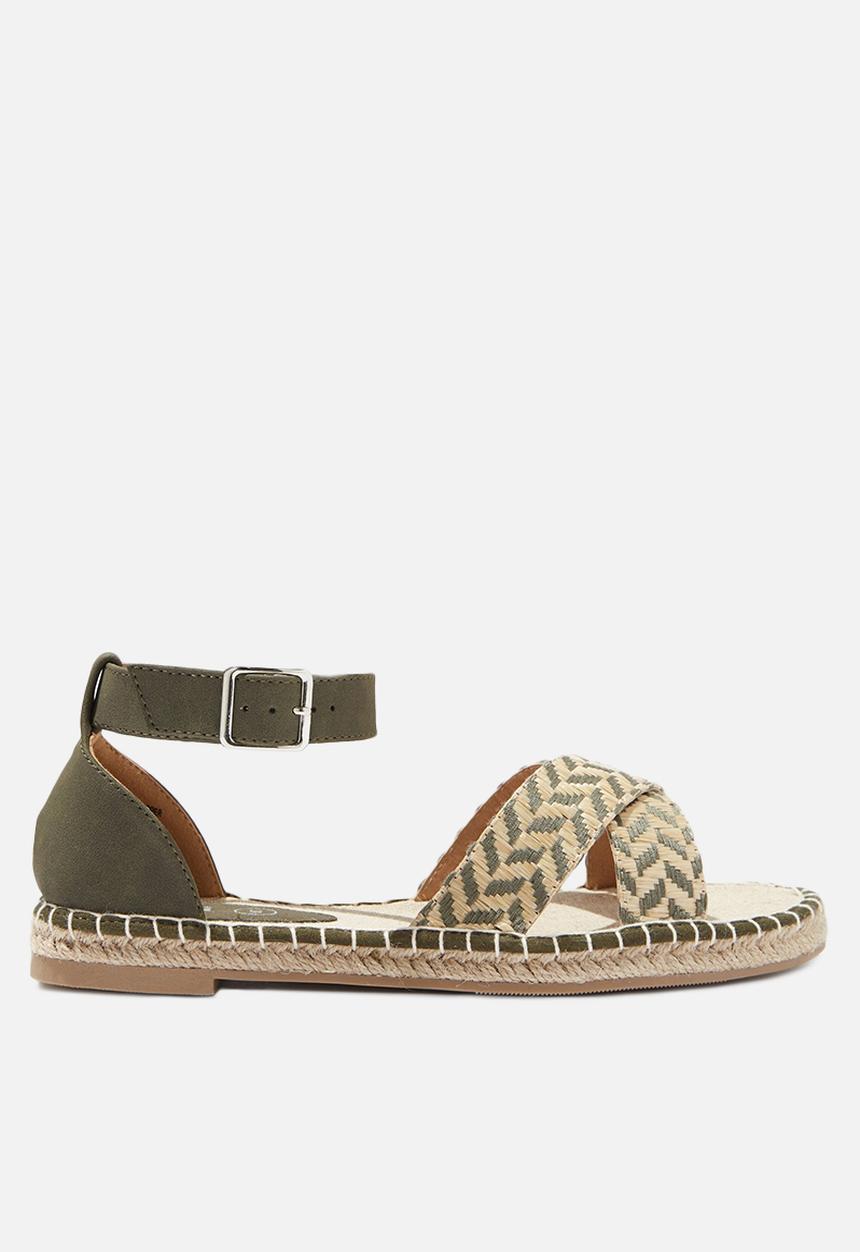 Cotton On - Annie crossover espadrilles - khaki
