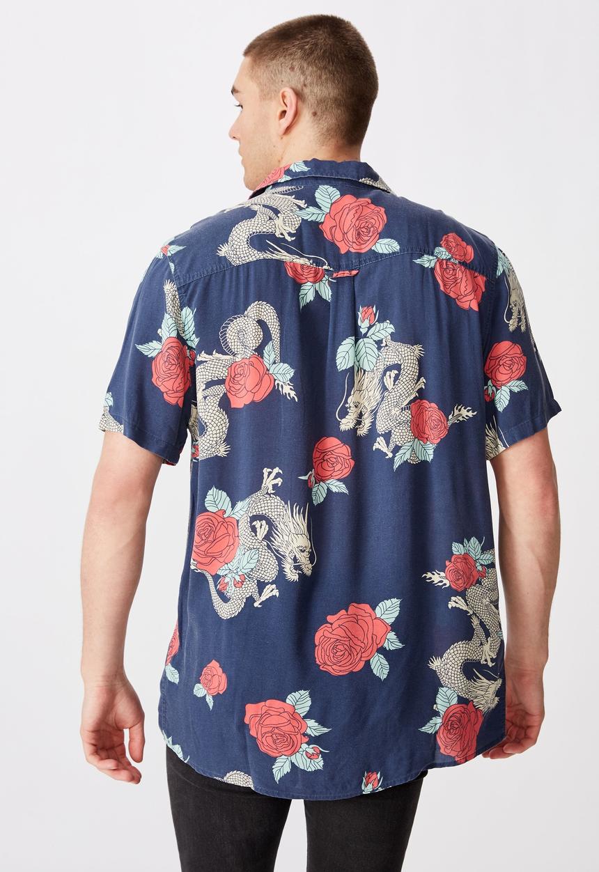 Factorie - Resort shirt - blue