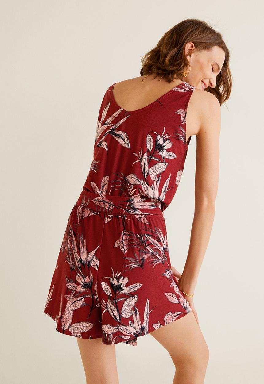 MANGO - Playsuit monik - red