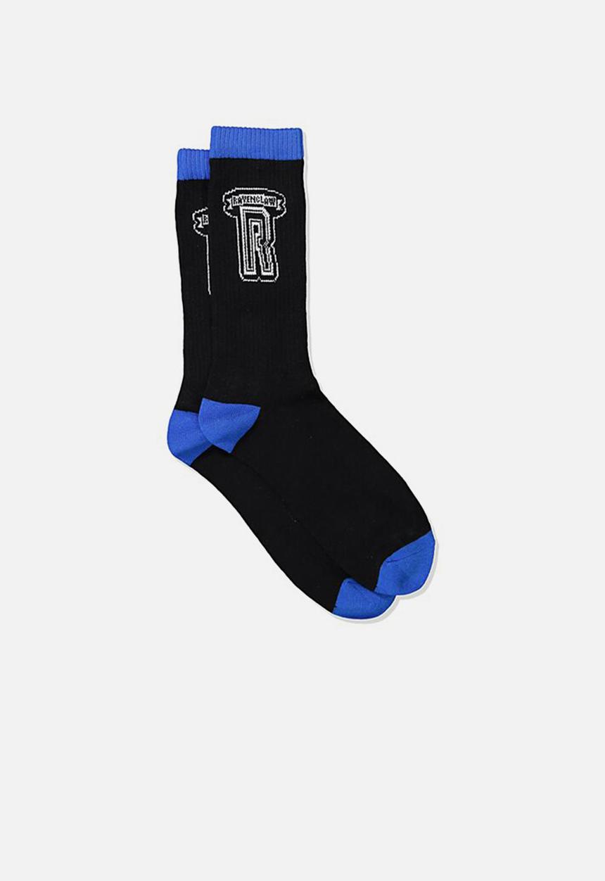 Typo - Wb hpo ravenclaw college socks - black & blue