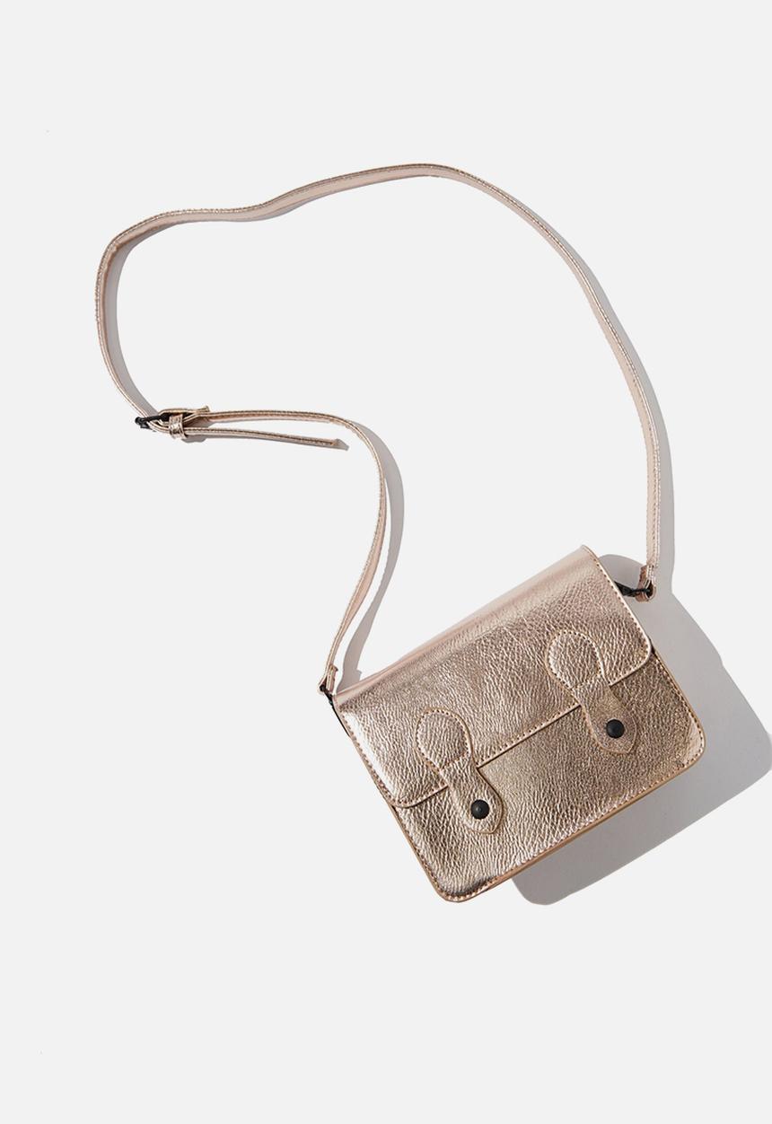 Typo - Mini buffalo satchel - rose gold