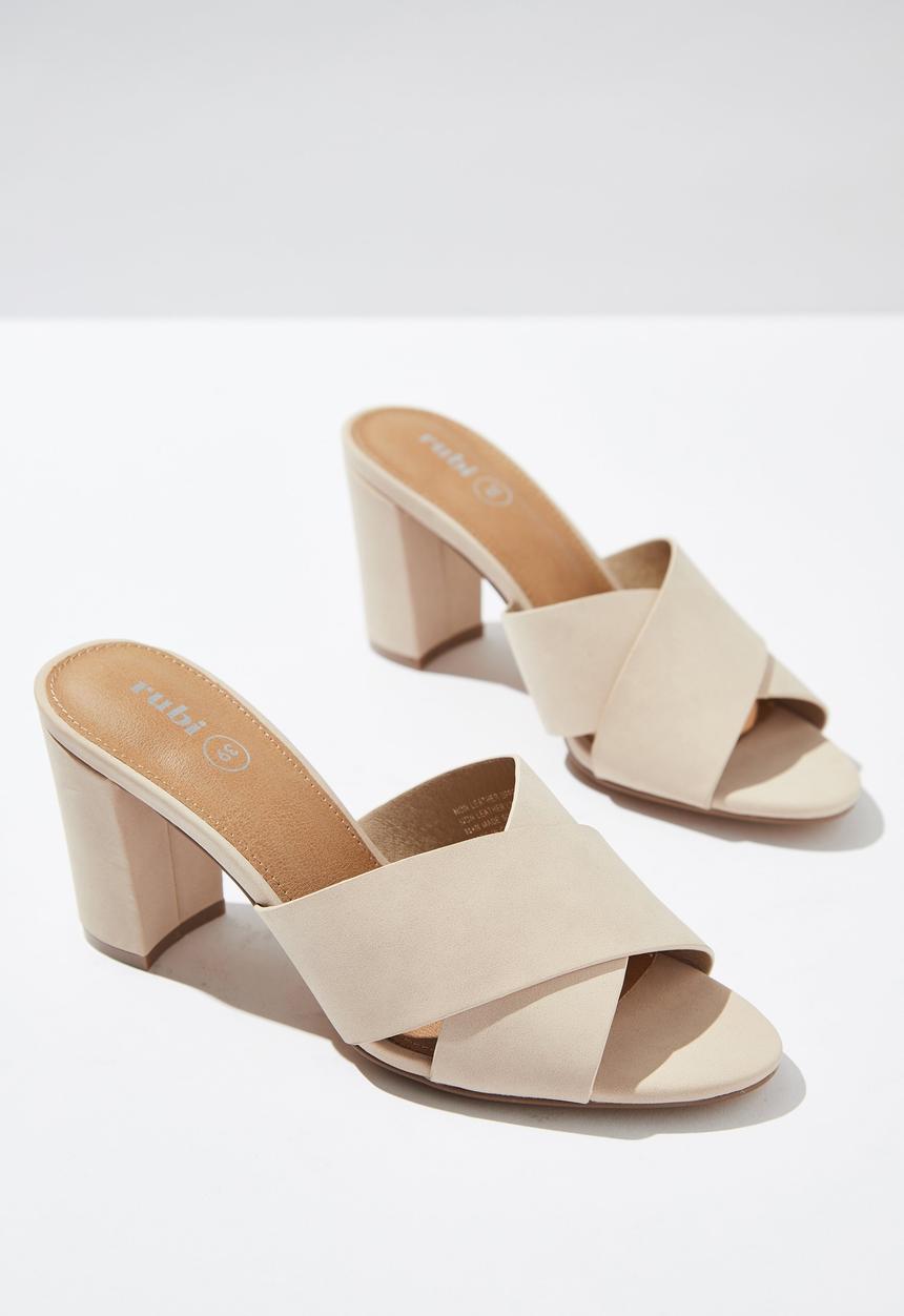 Cotton On - Quartz cross over mule - beige