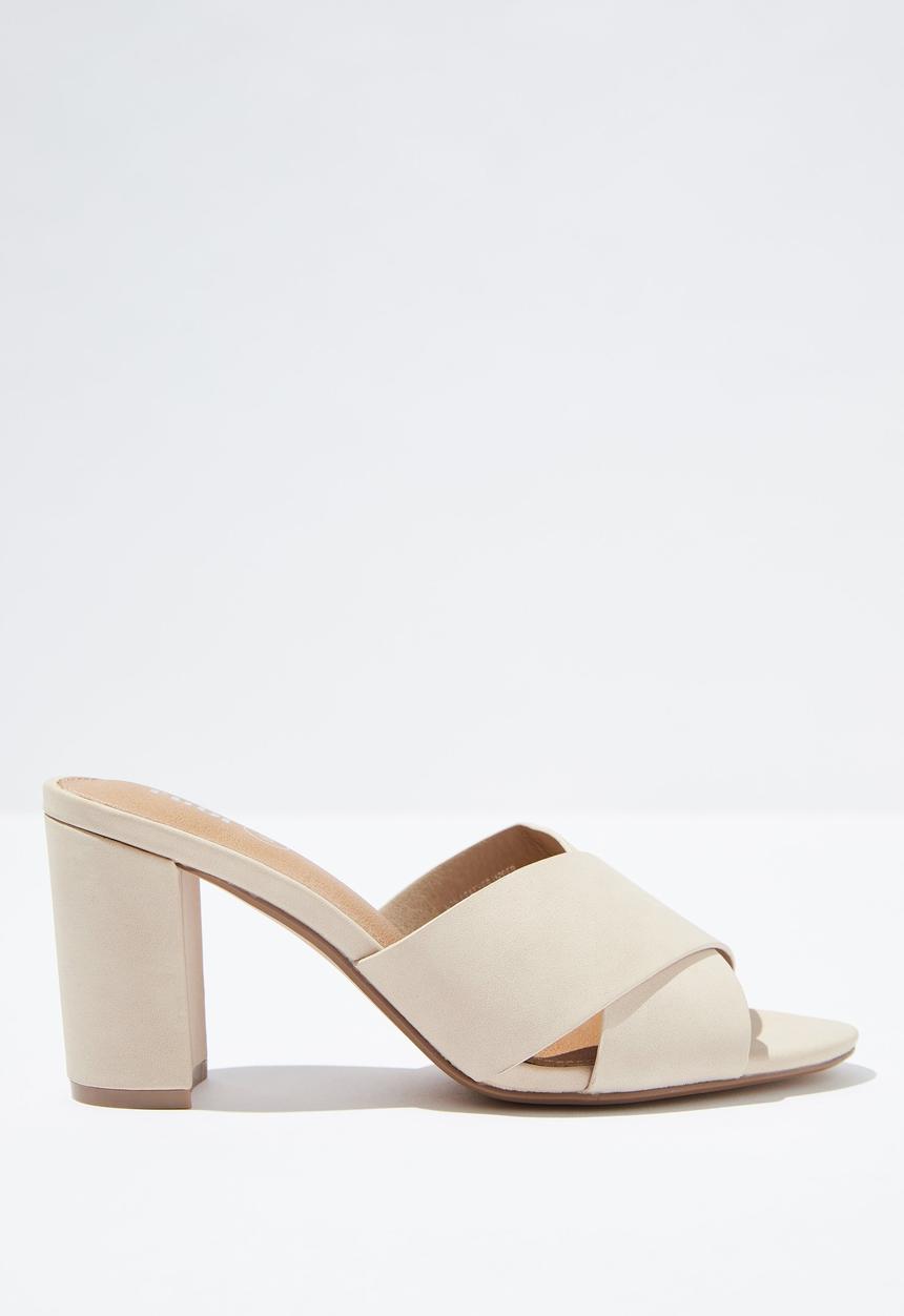 Cotton On - Quartz cross over mule - beige