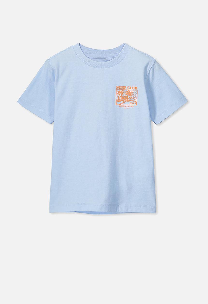 Cotton On - Max skater short sleeve tee - blue 