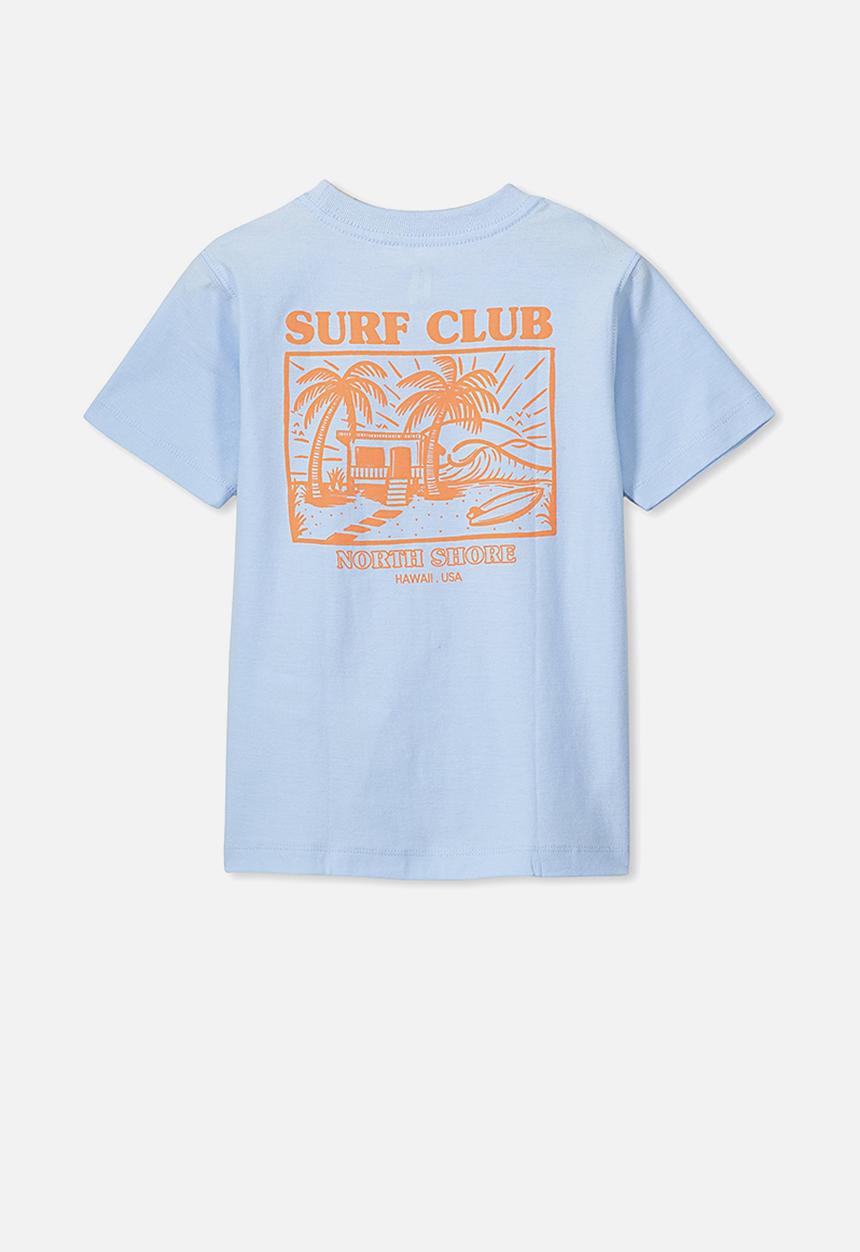 Cotton On - Max skater short sleeve tee - blue 