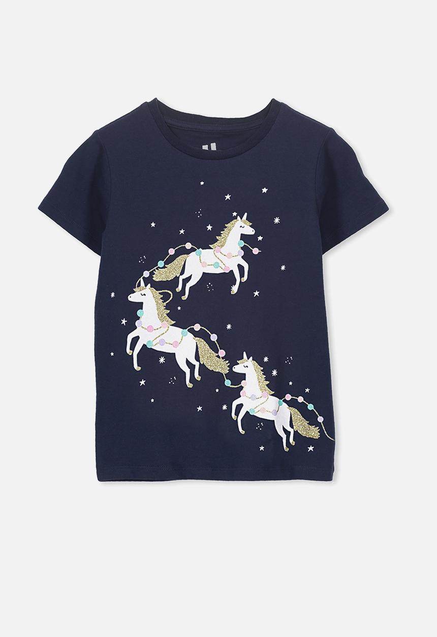 Cotton On - Stevie short sleeve tee - navy