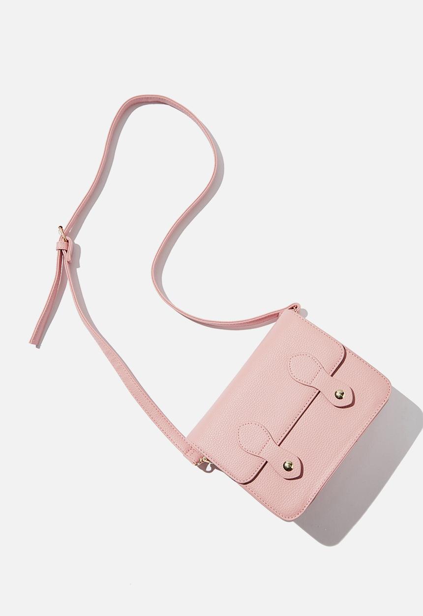Typo - Mini buffalo satchel - dusty pink
