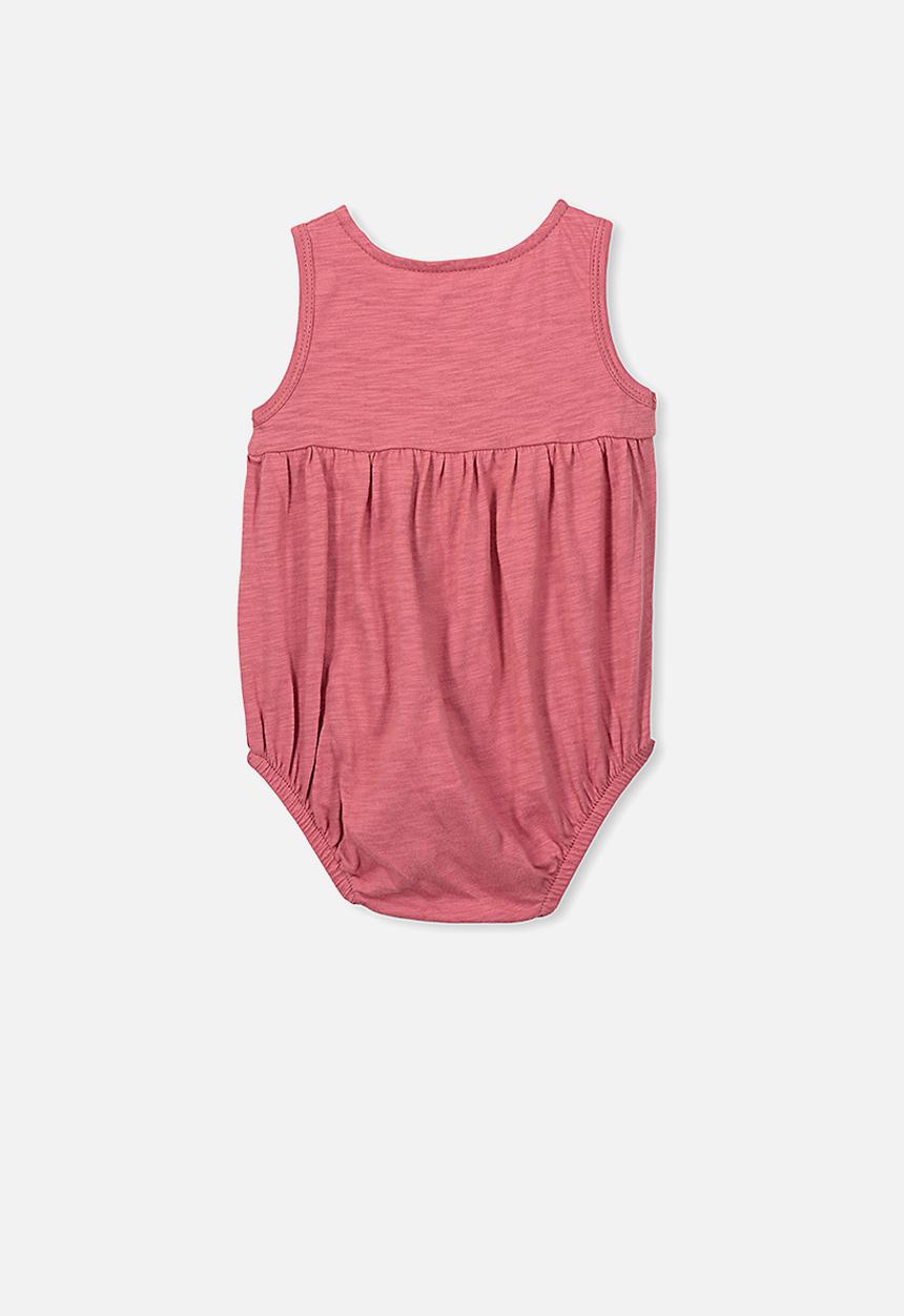Cotton On - Craigelina singlet bubbysuit - pink