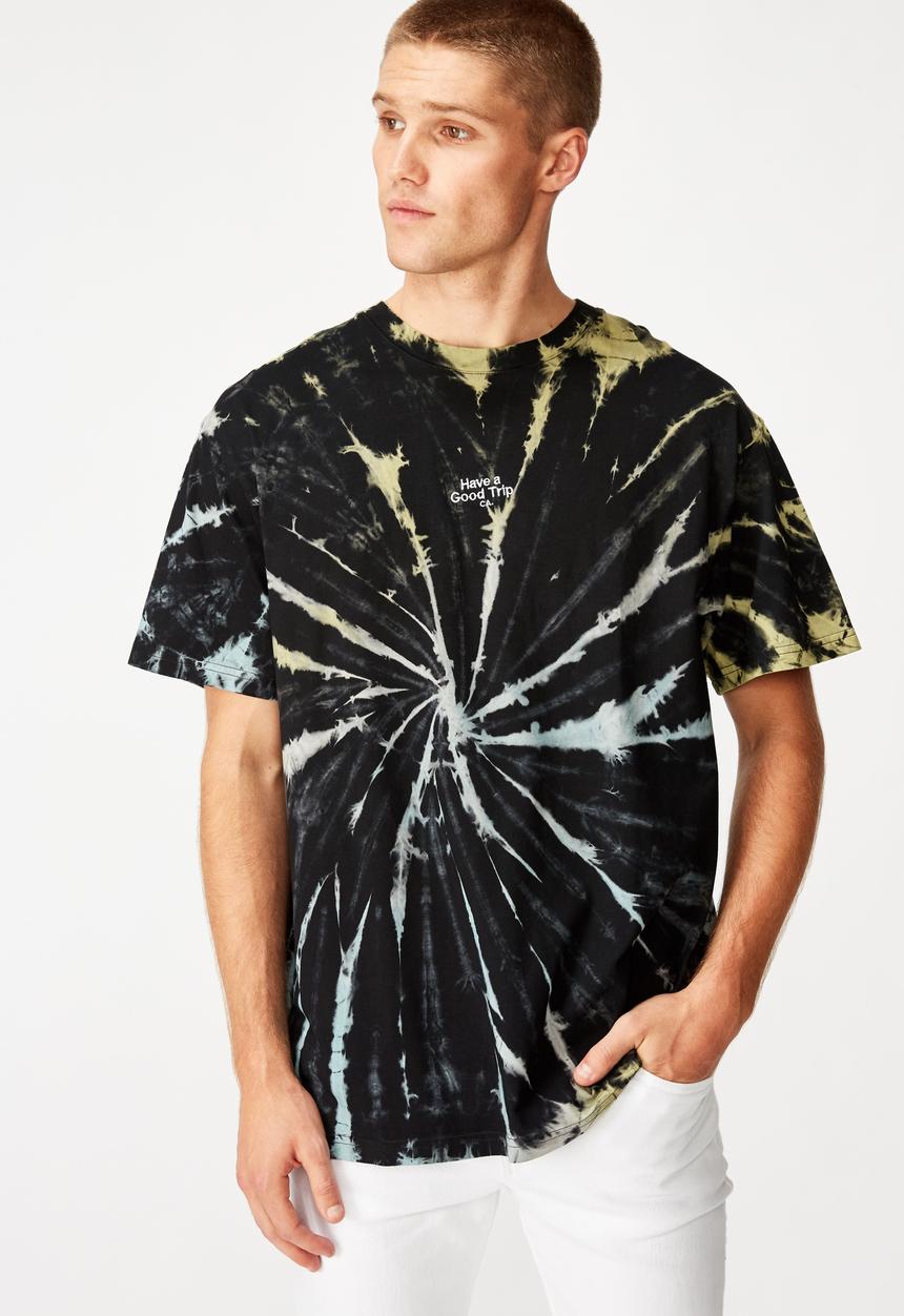 Cotton On - Have a good trip festival tee - black