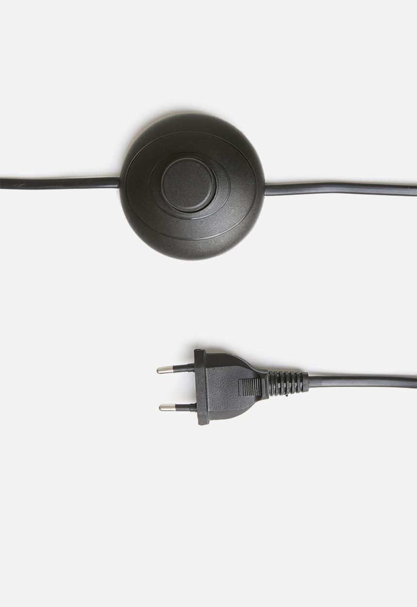 Sixth Floor - Kalco floor lamp - black & gold 