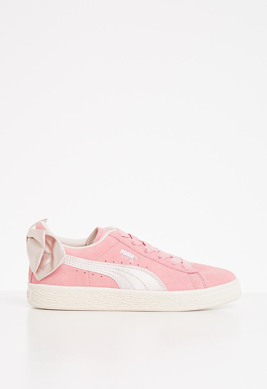 PUMA - Suede bow ac ps - bridal rose-pastel parch