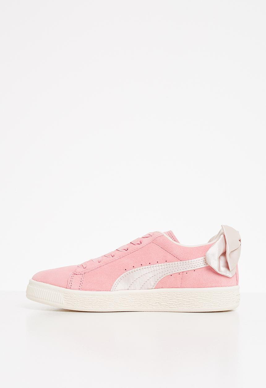 PUMA - Suede bow ac ps - bridal rose-pastel parch