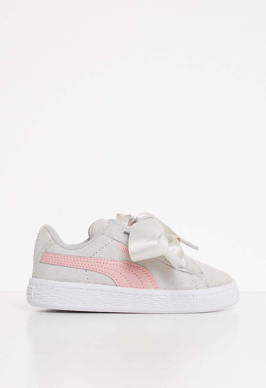 PUMA - Suede heart circles - grey & violet