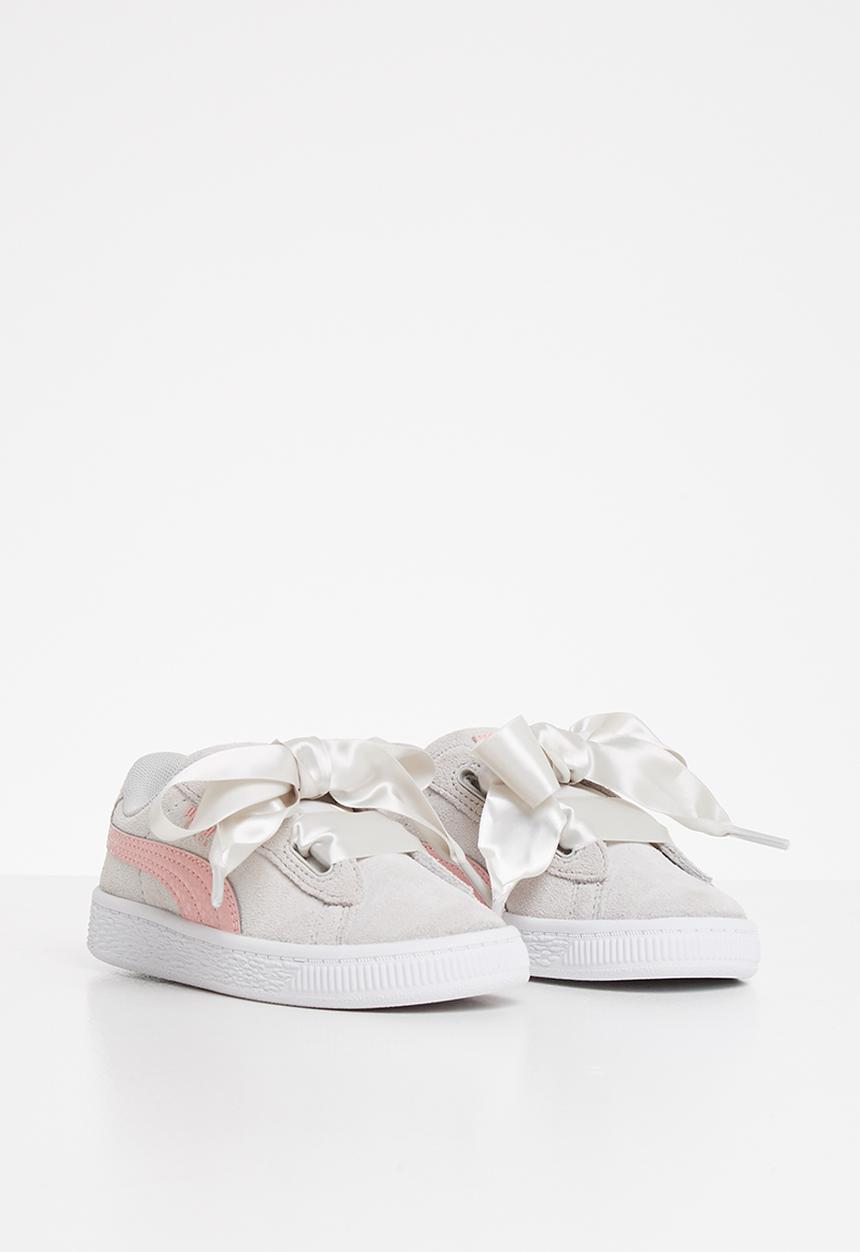 PUMA - Suede heart circles - grey & violet