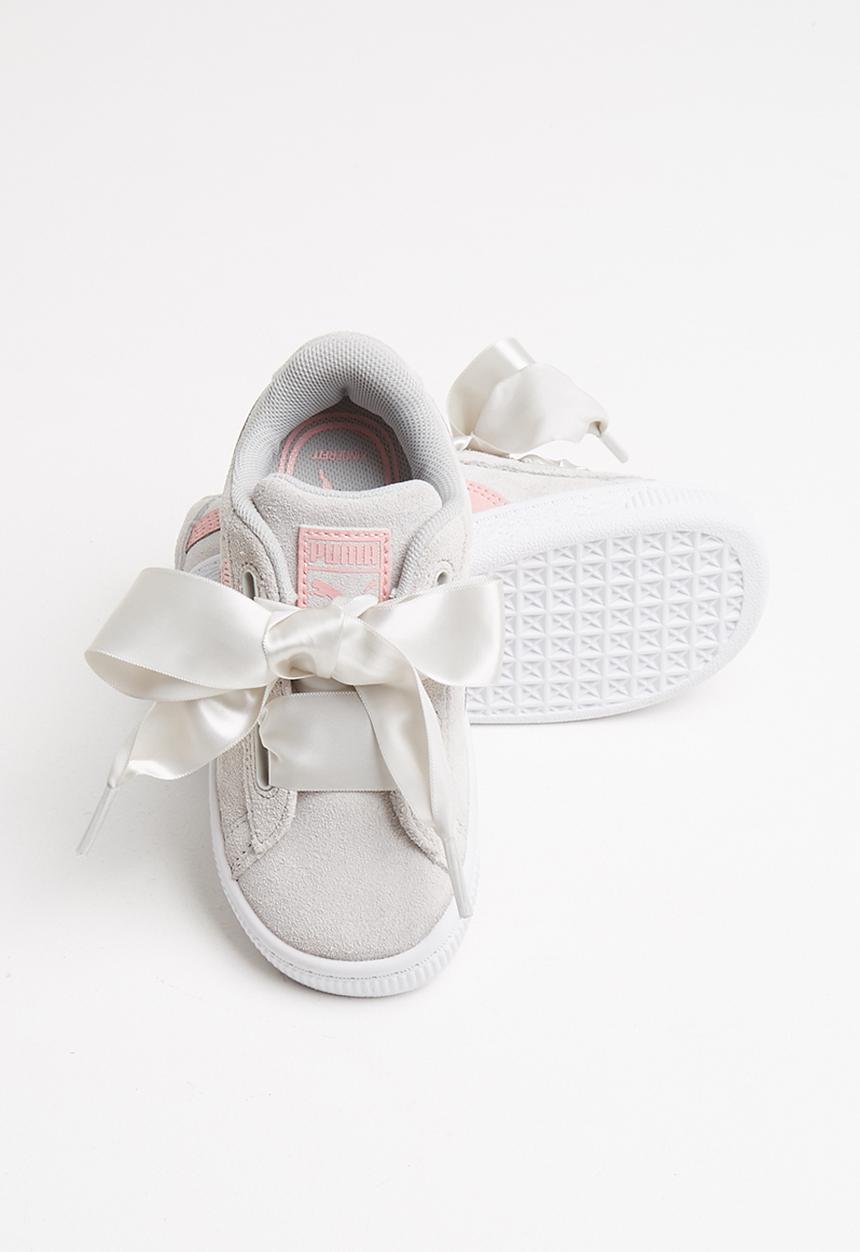 PUMA - Suede heart circles - grey & violet