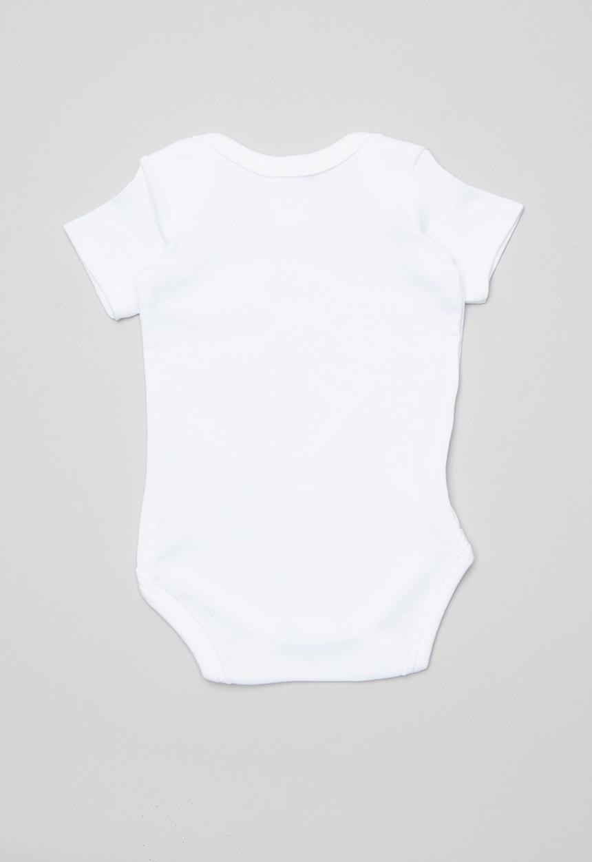 Pop Candy - Baby short sleeve bodyvest - white