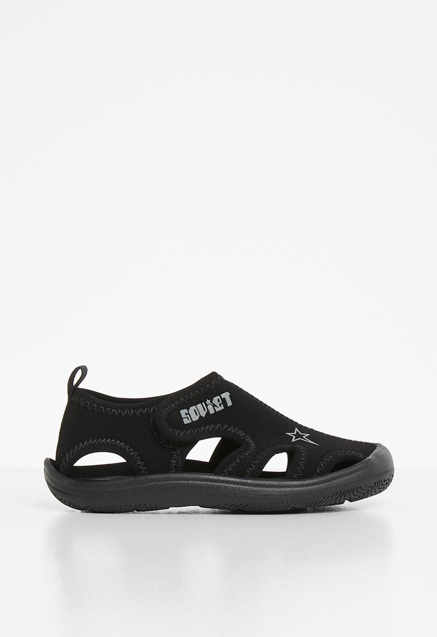 SOVIET - I rambo neoprene sandal - black 