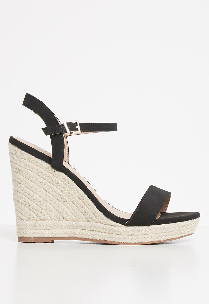 Call It Spring - Alexey wedge - 001 black tex