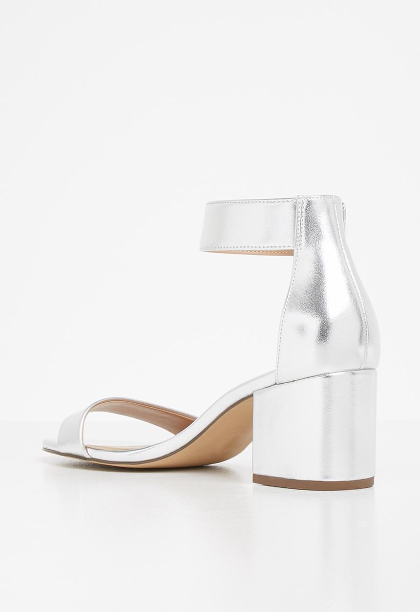 Call It Spring - Rebecca heel - silver