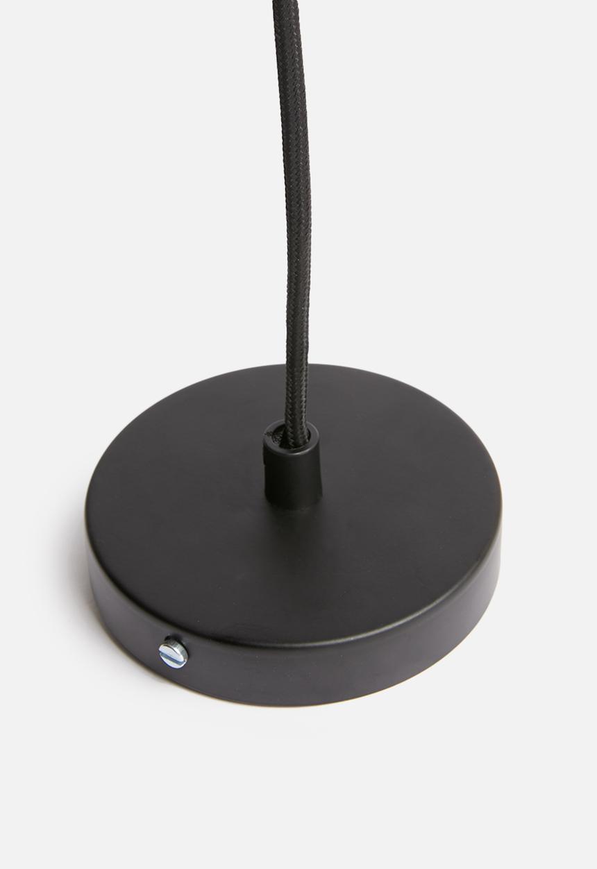 Sixth Floor - Southwood pendant - black