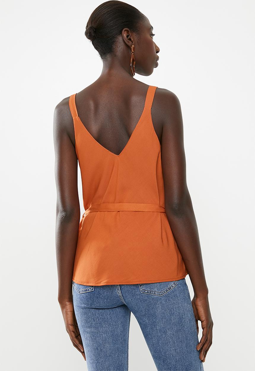 Superbalist - Ring detail cami - orange