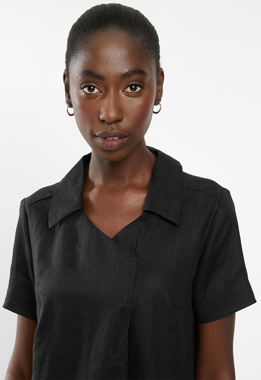AMANDA LAIRD CHERRY - Thando tunic - black