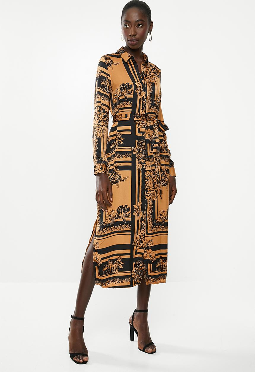 Vero Moda - Mimi long sleeve shirt - brown