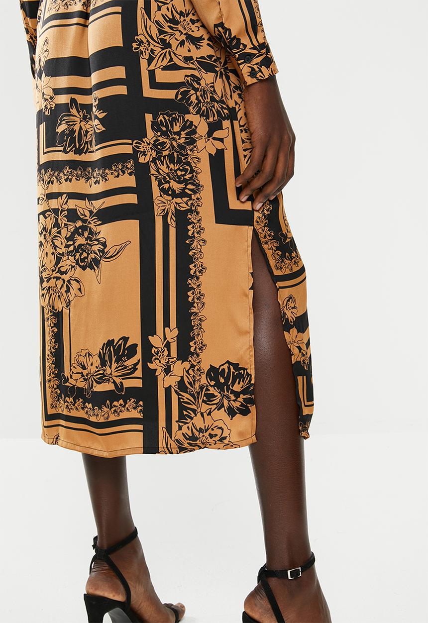 Vero Moda - Mimi long sleeve shirt - brown