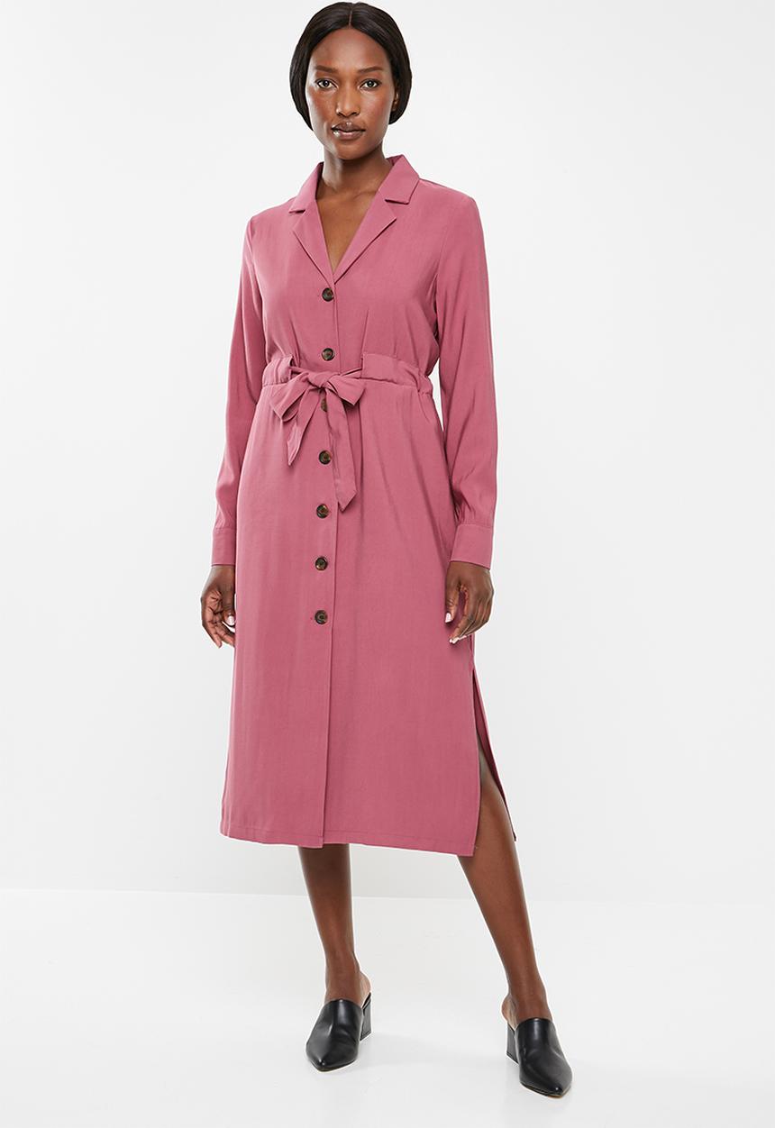 Vero Moda - Cleo calf dress - pink 