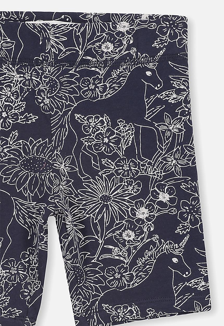 Cotton On - Hailey short - navy & white 