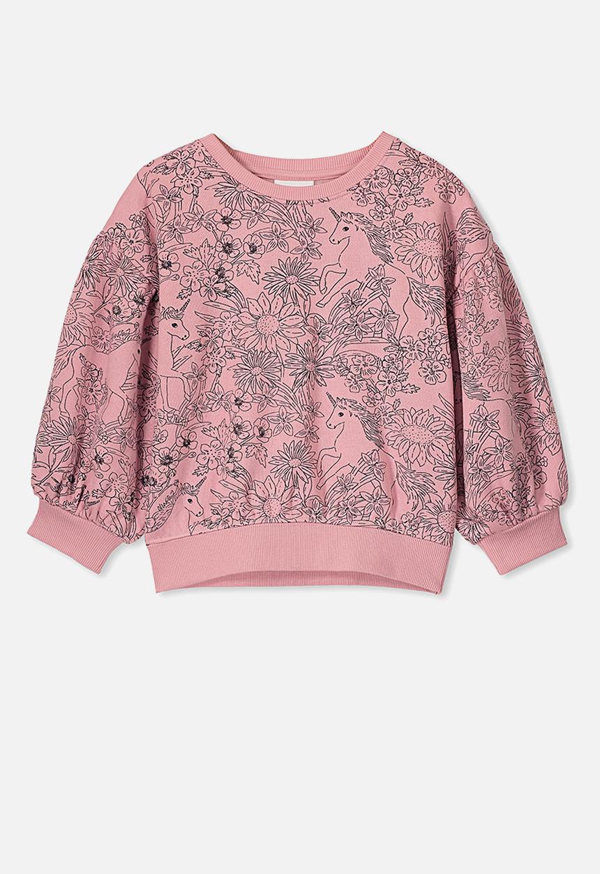 Cotton On - Sophie slouch crew - pink 
