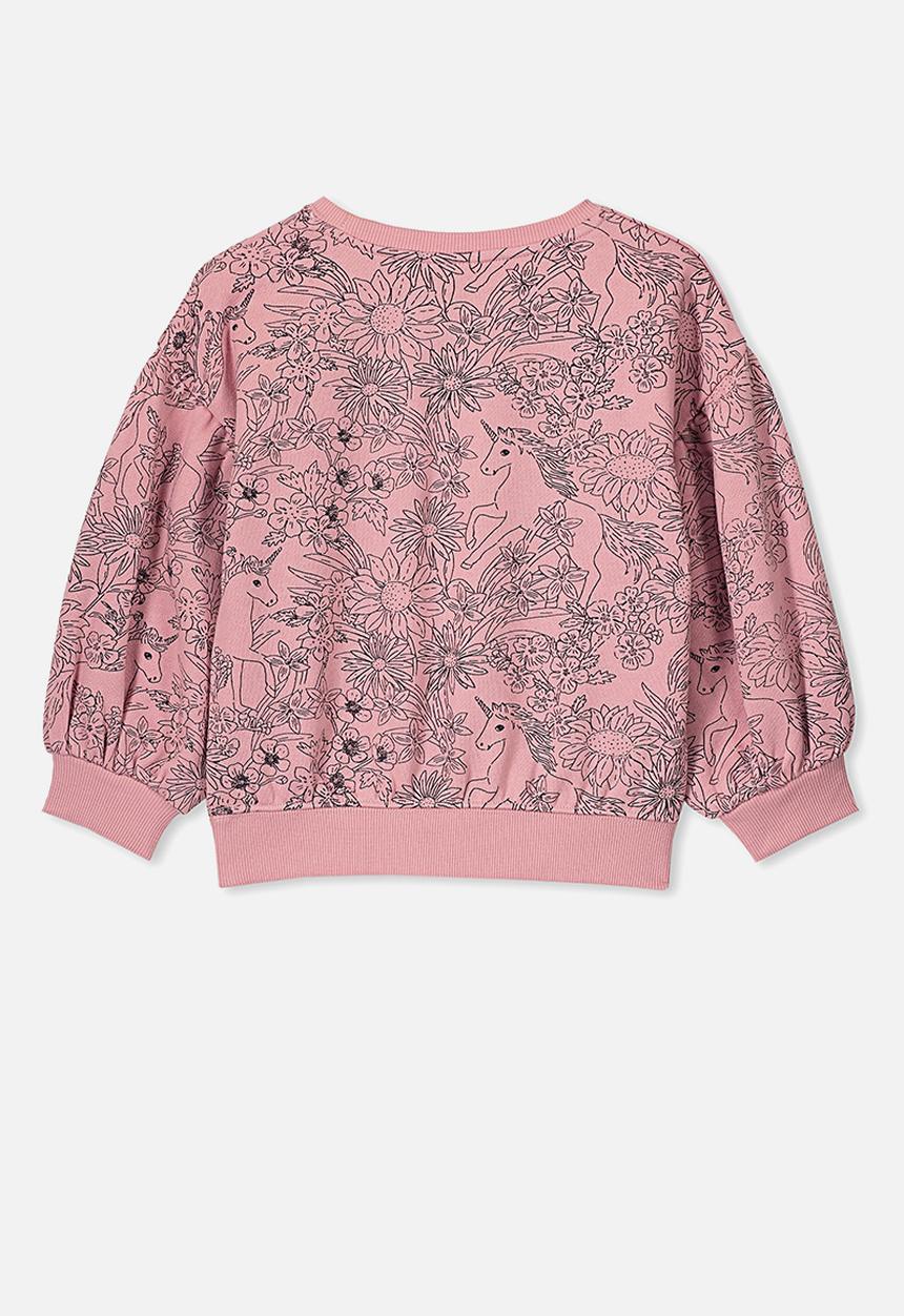 Cotton On - Sophie slouch crew - pink 