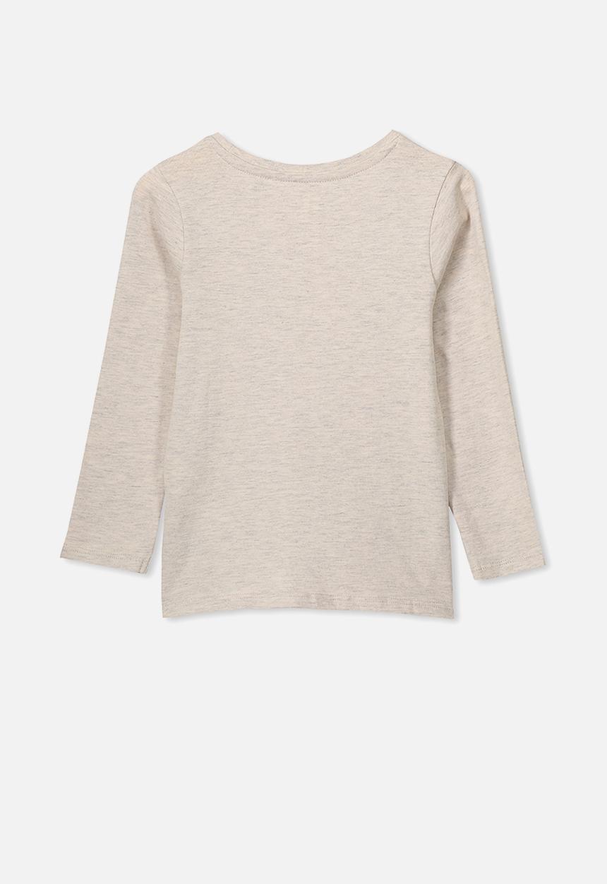 Cotton On - Penelope long sleeve tee - beige