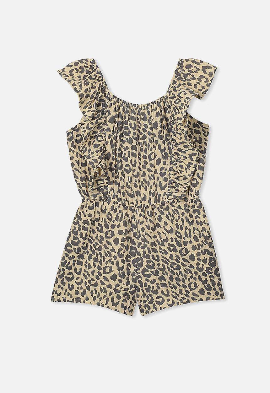 Cotton On - Kieri playsuit - beige & black 