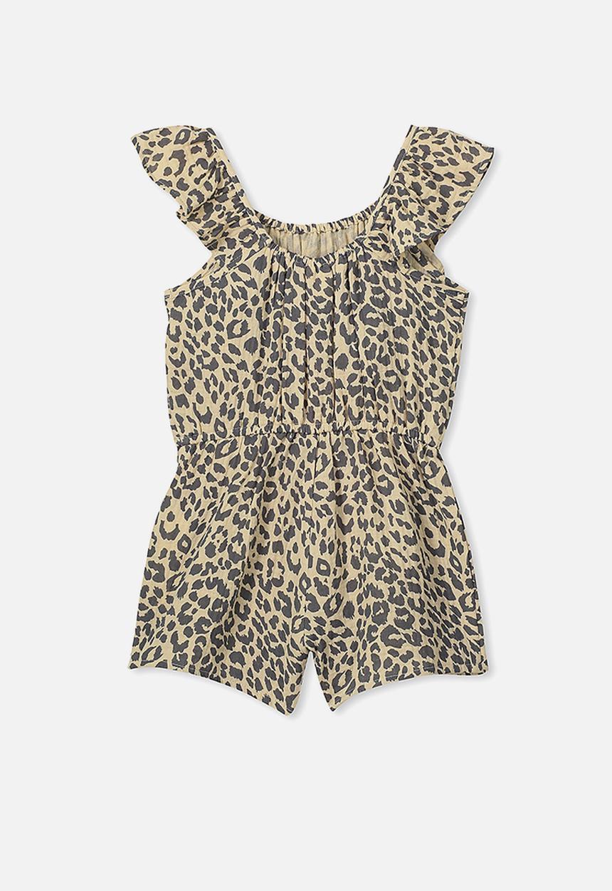Cotton On - Kieri playsuit - beige & black 