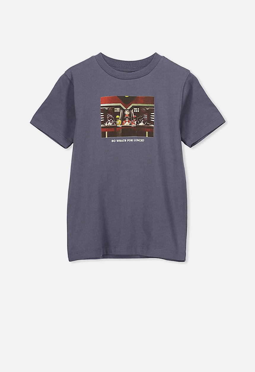 Cotton On - Co-lab short sleeve tee - navy 