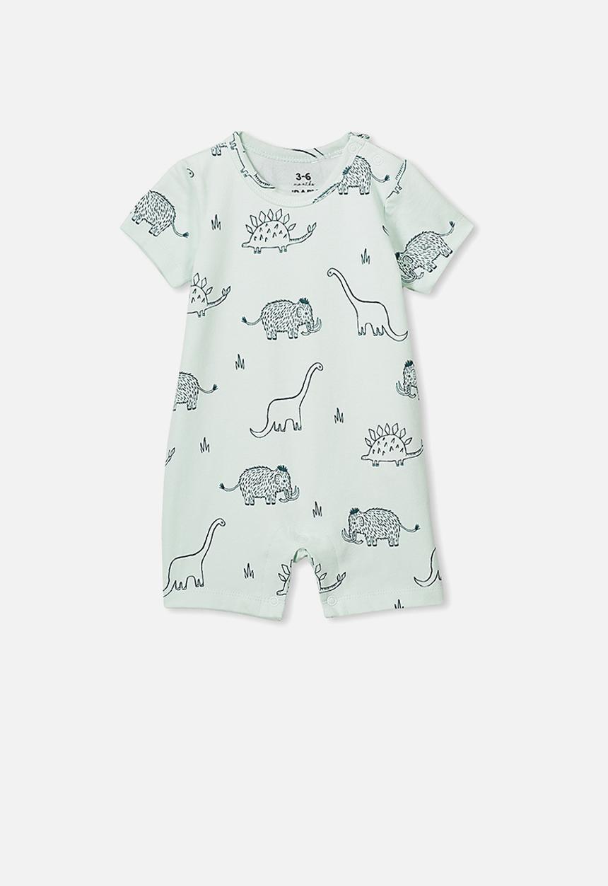 Cotton On - The short sleeve romper - green