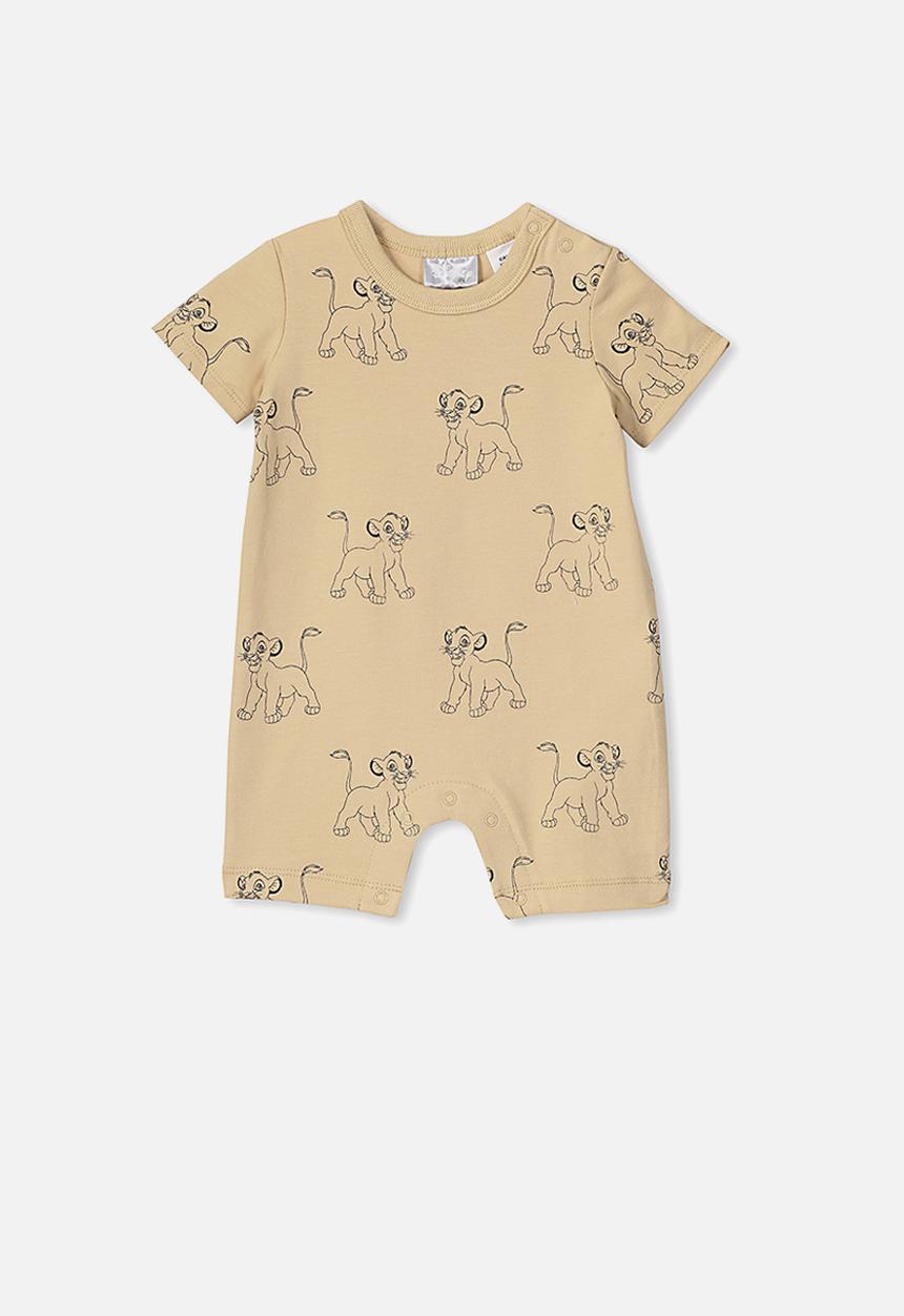 Cotton On - The short sleeve romper - yellow 
