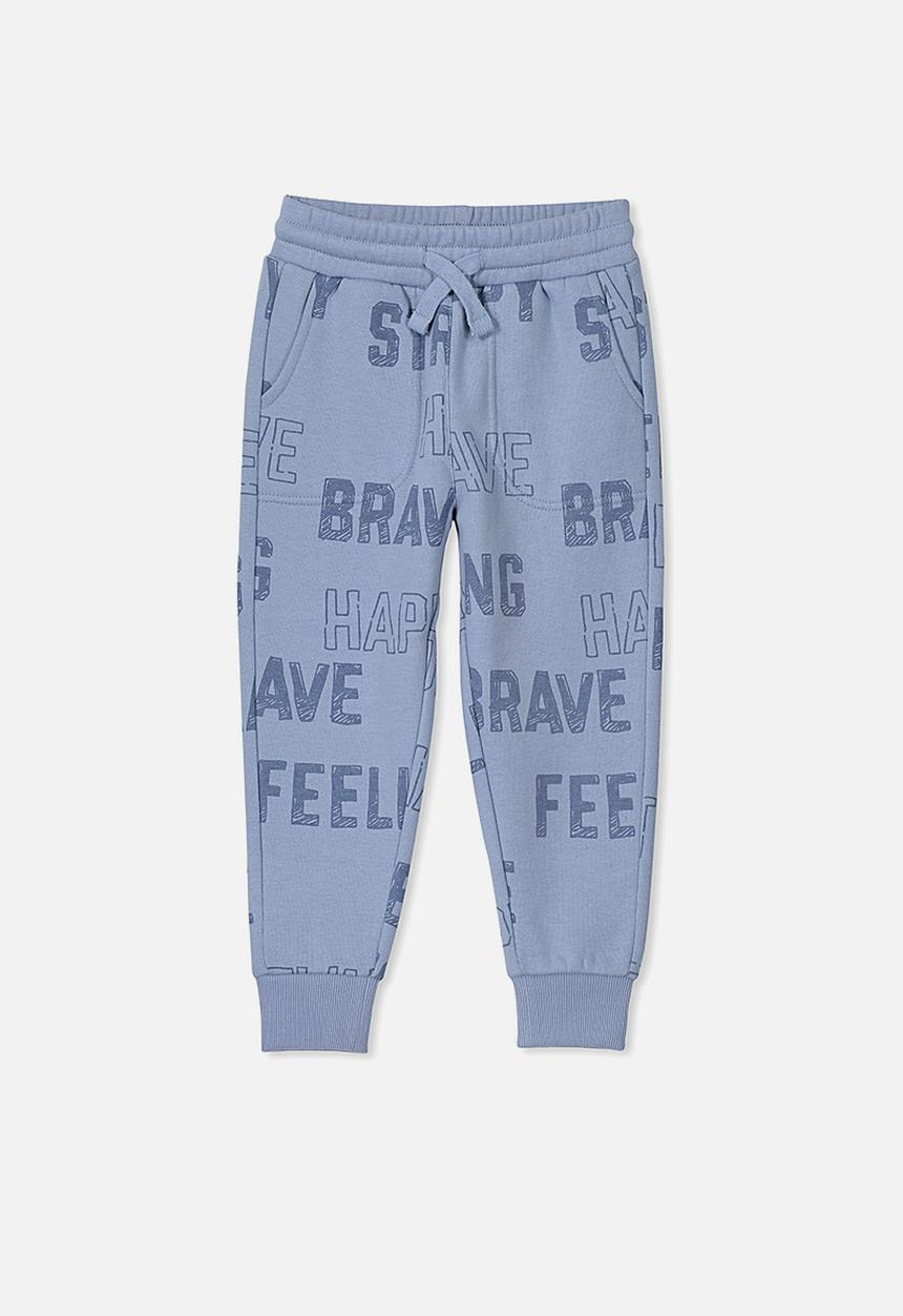 Cotton On - Heritage trackpant - blue