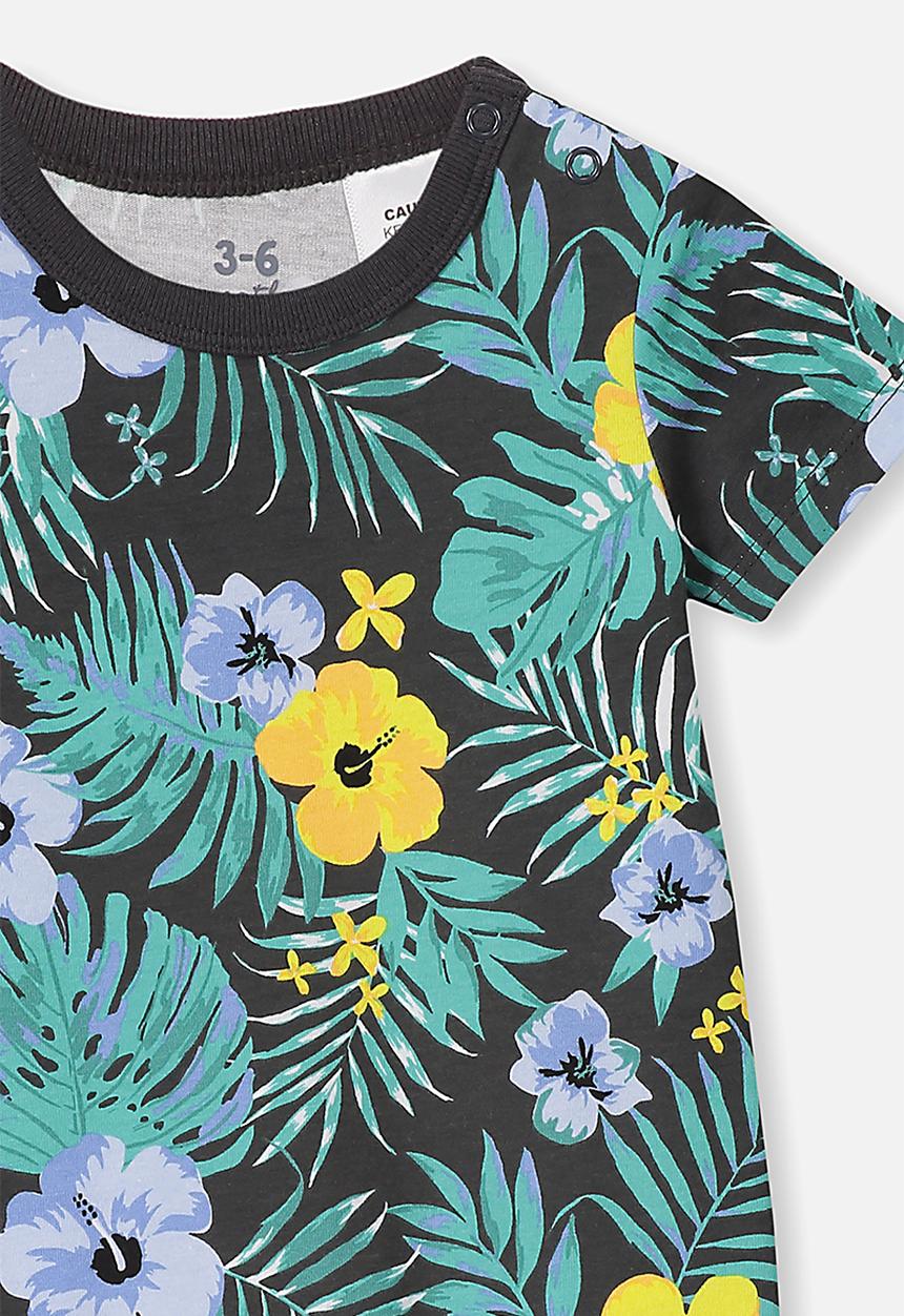 Cotton On - The short sleeve romper - multi