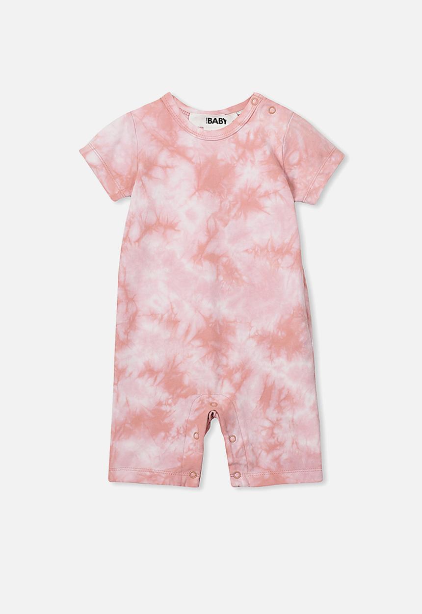 Cotton On - The short sleeve romper - pink 
