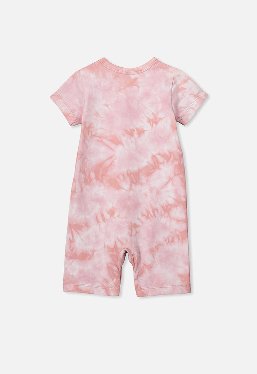 Cotton On - The short sleeve romper - pink 