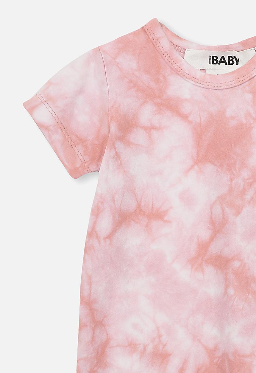 Cotton On - The short sleeve romper - pink 