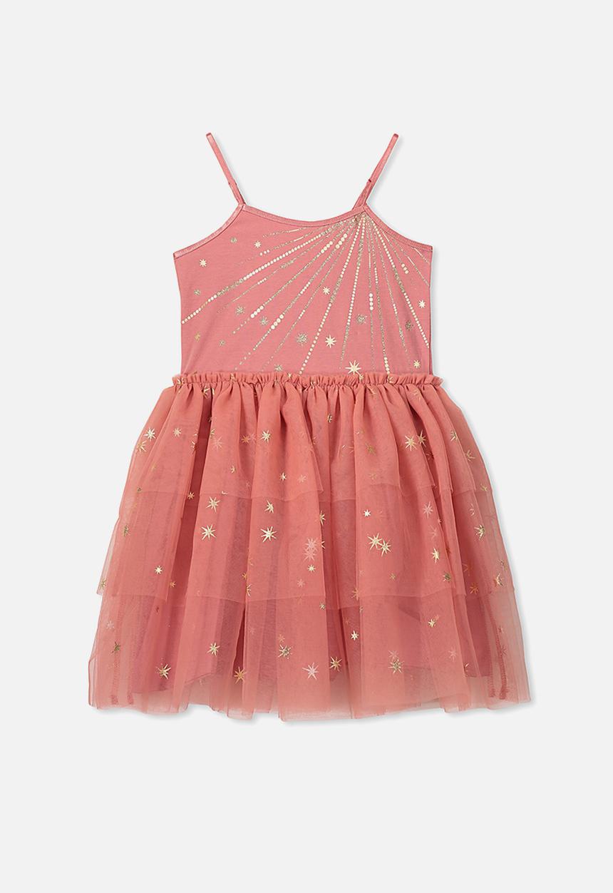 Cotton On - Iris tulle dress - pink 