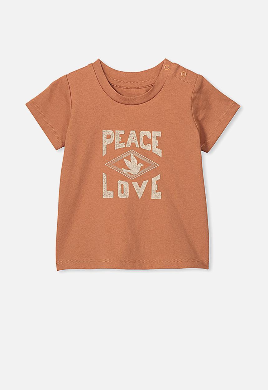 Cotton On - Jamie short sleeve tee - brown