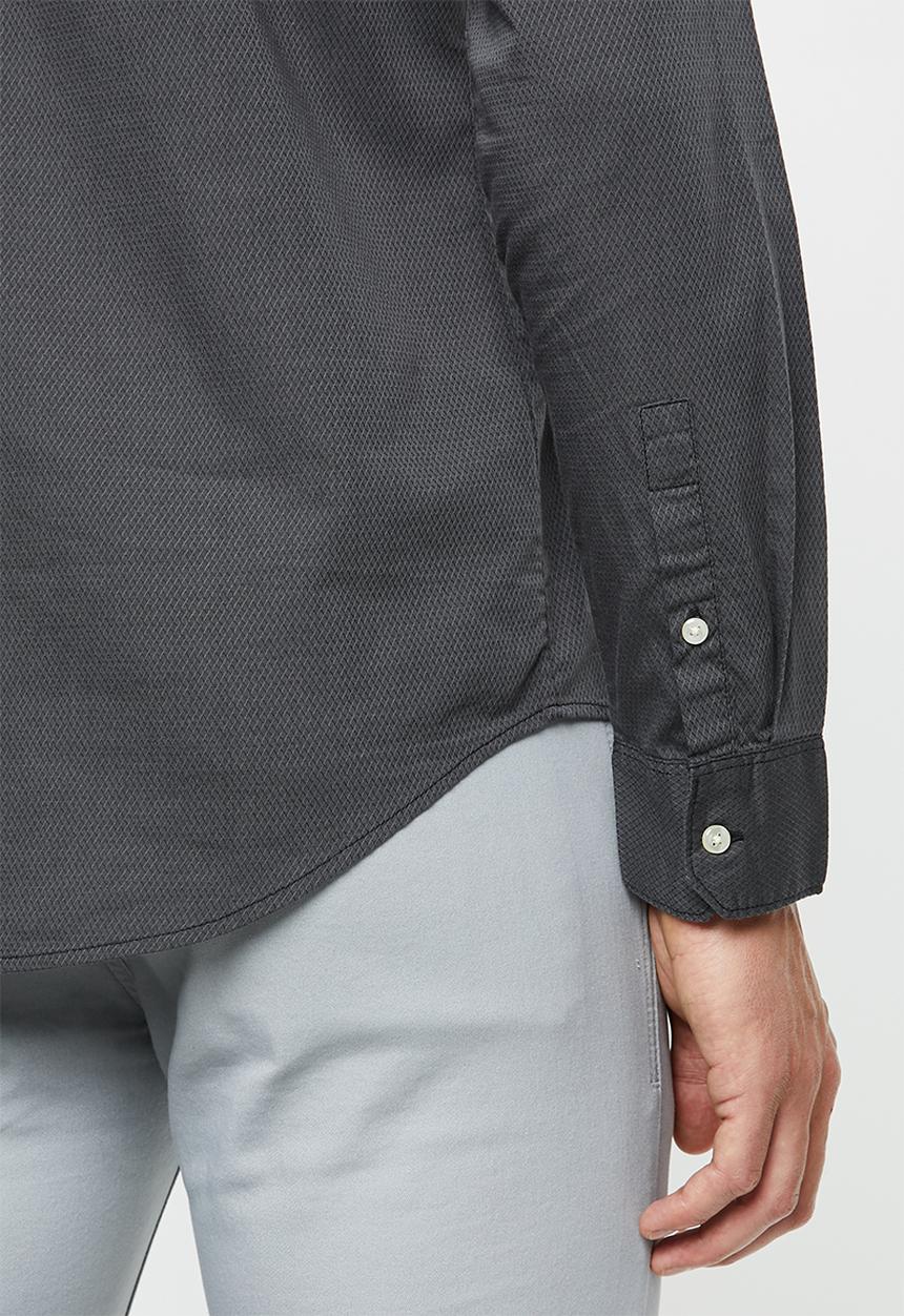 STYLE REPUBLIC - Button-up long sleeve shirt - charcoal