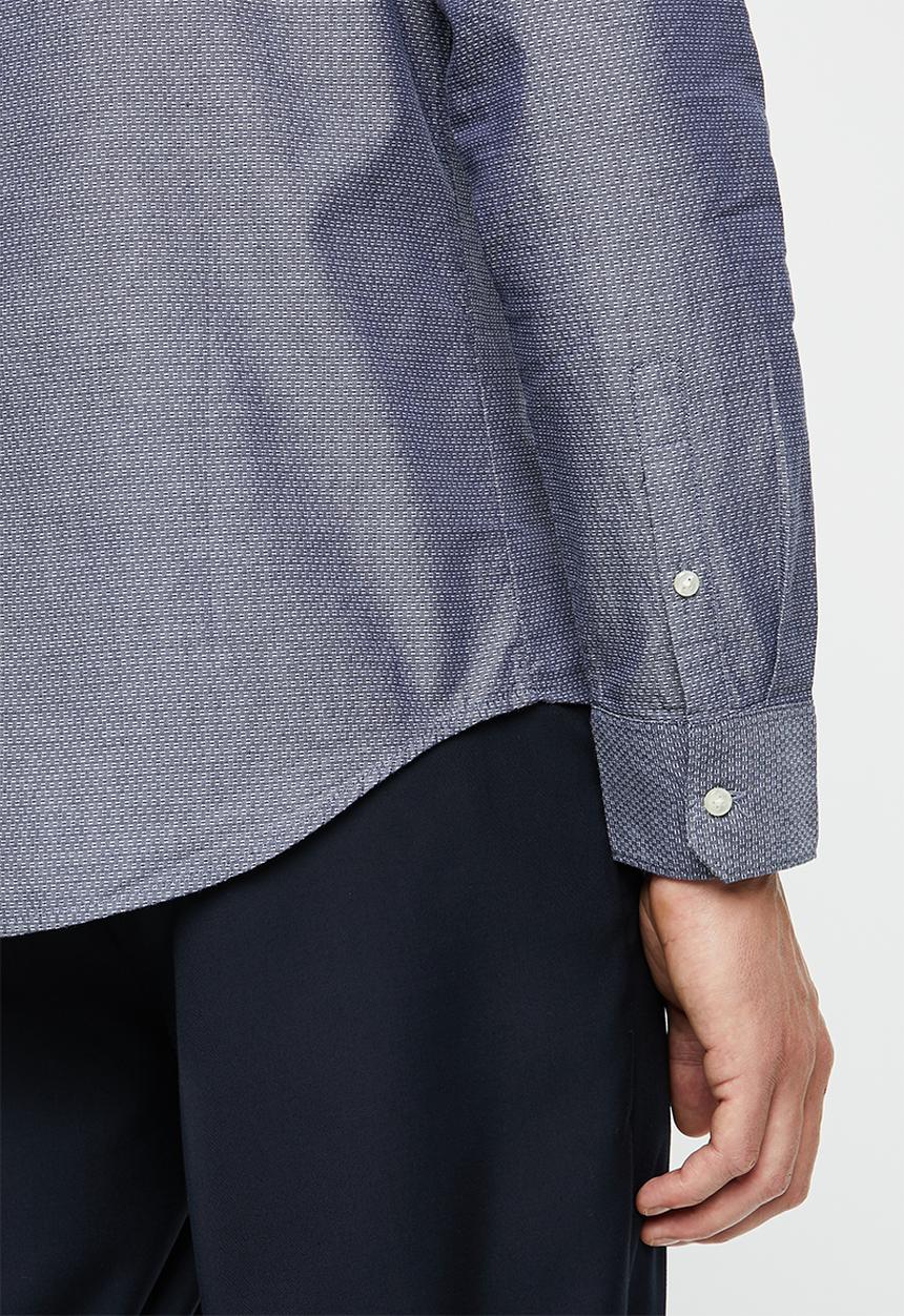 STYLE REPUBLIC - Button-up long sleeve shirt - navy