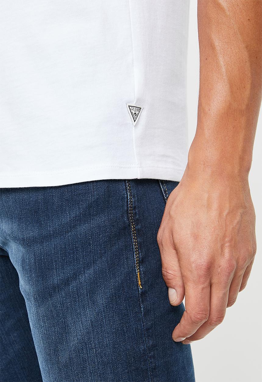 GUESS - Pride logo crew neck tee - white