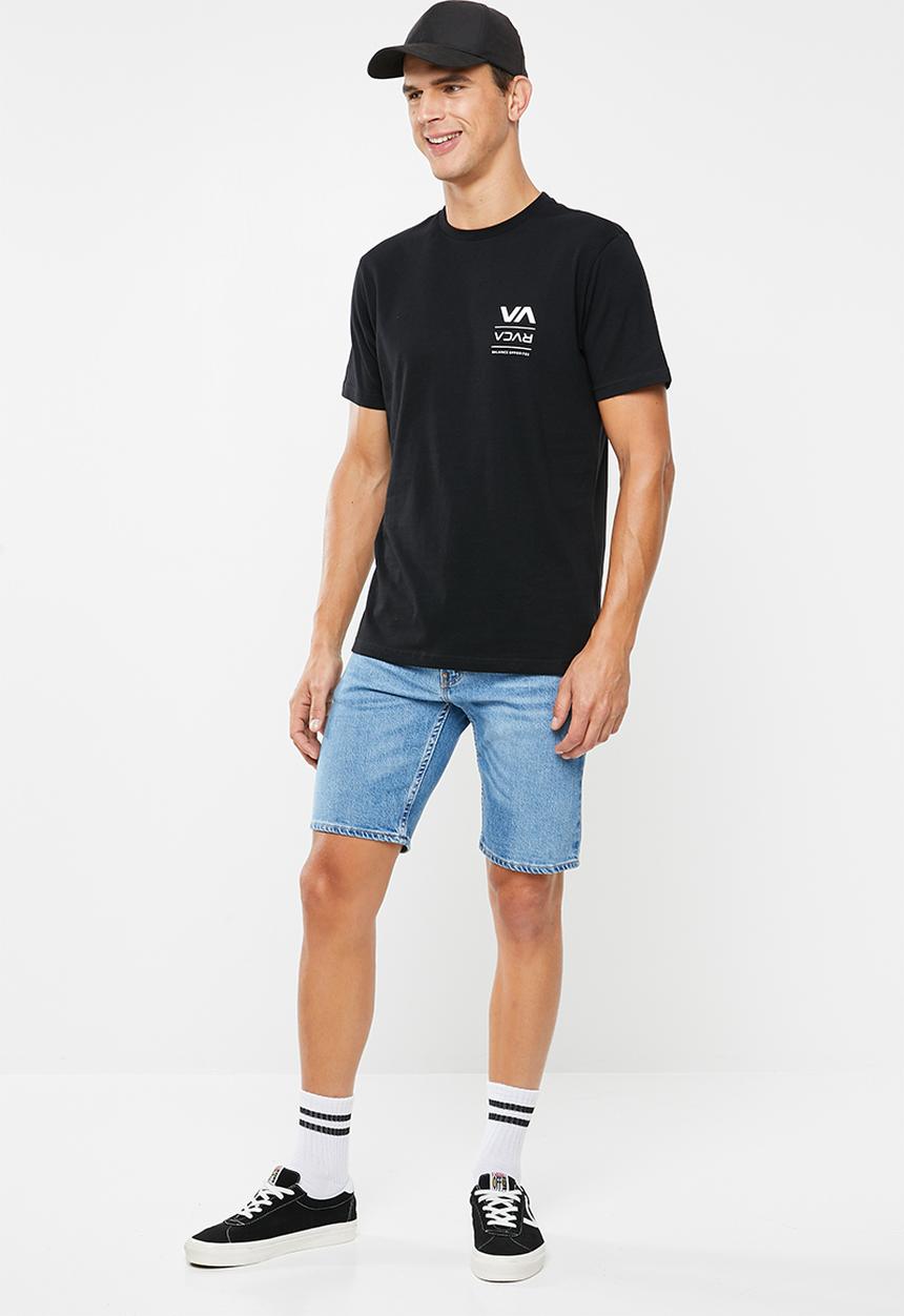 RVCA - Down the line tee - black